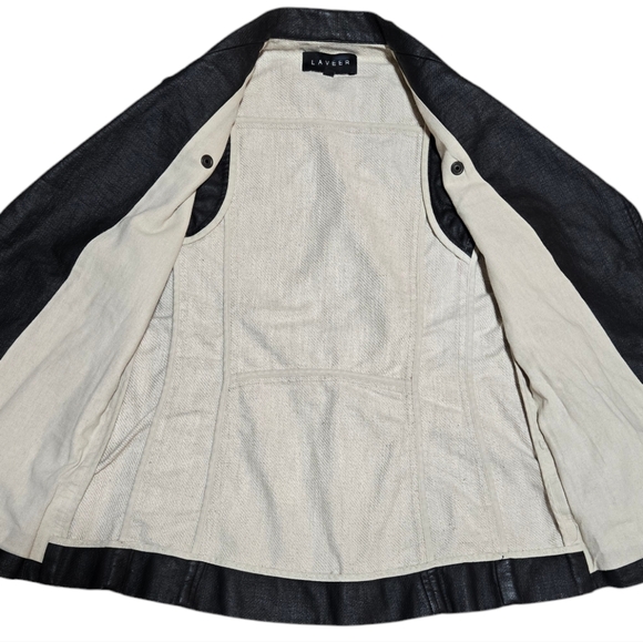 NWOT Laveer Size XS Vest All Natural Vicose, Linen, and Cotton. - Picture 4 of 9